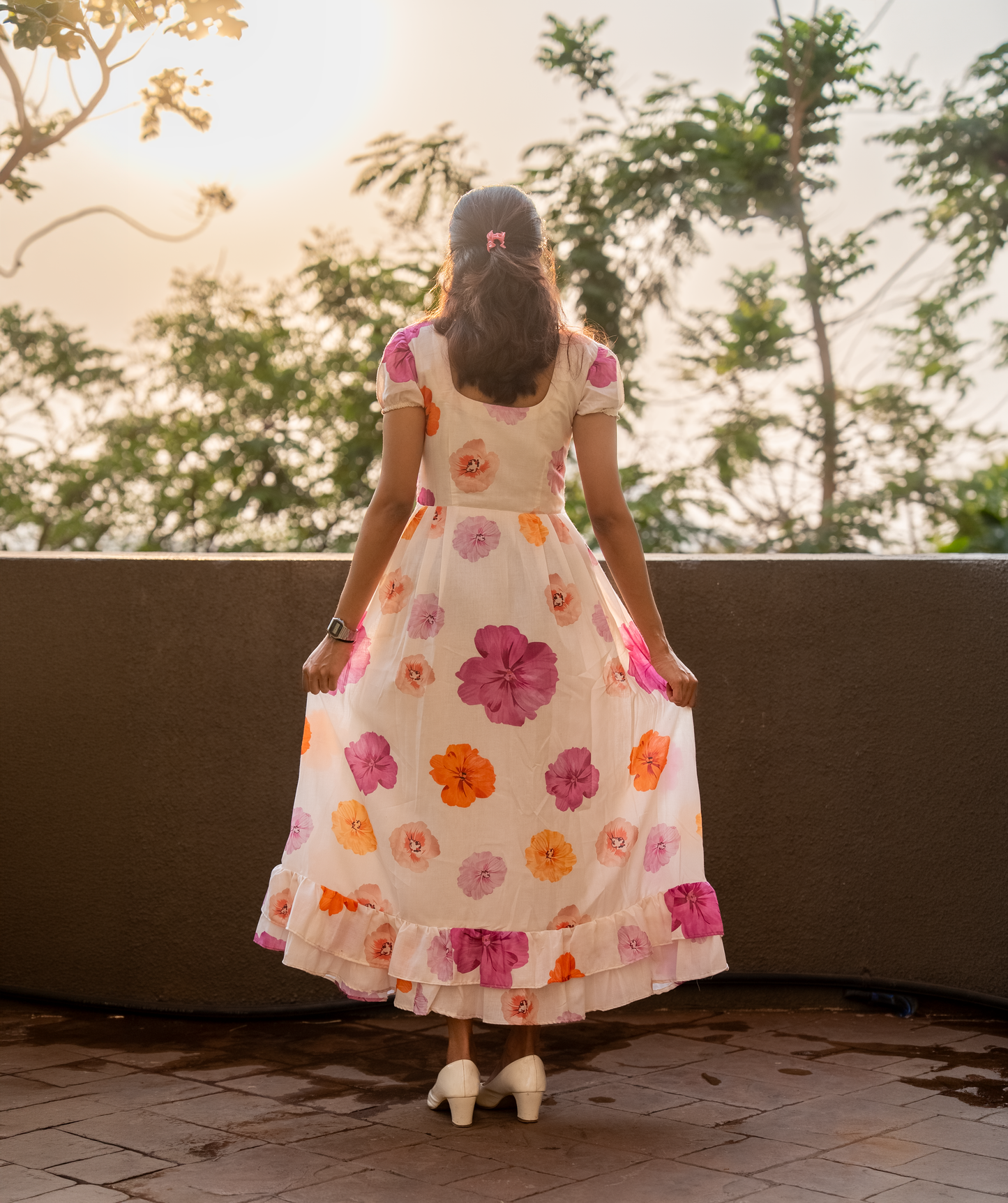 Blush garden breeze