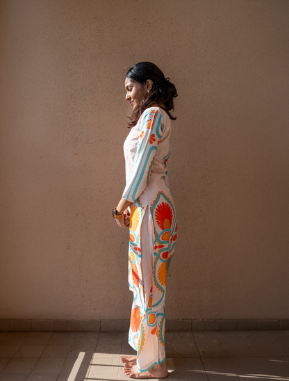 Sunset muse printed kurta set