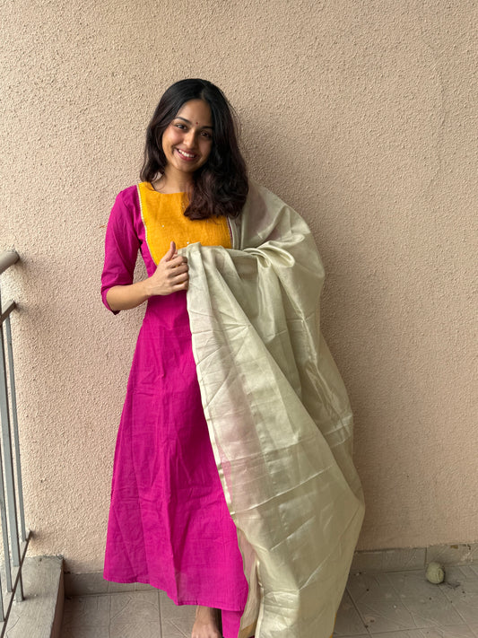 Rangriti pink set