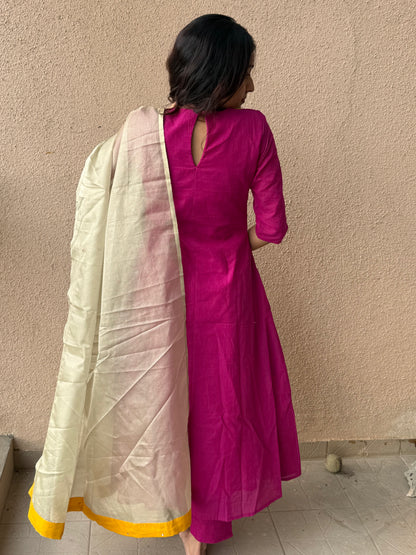 Rangriti pink set