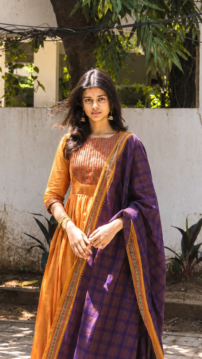 Coral handloom  set
