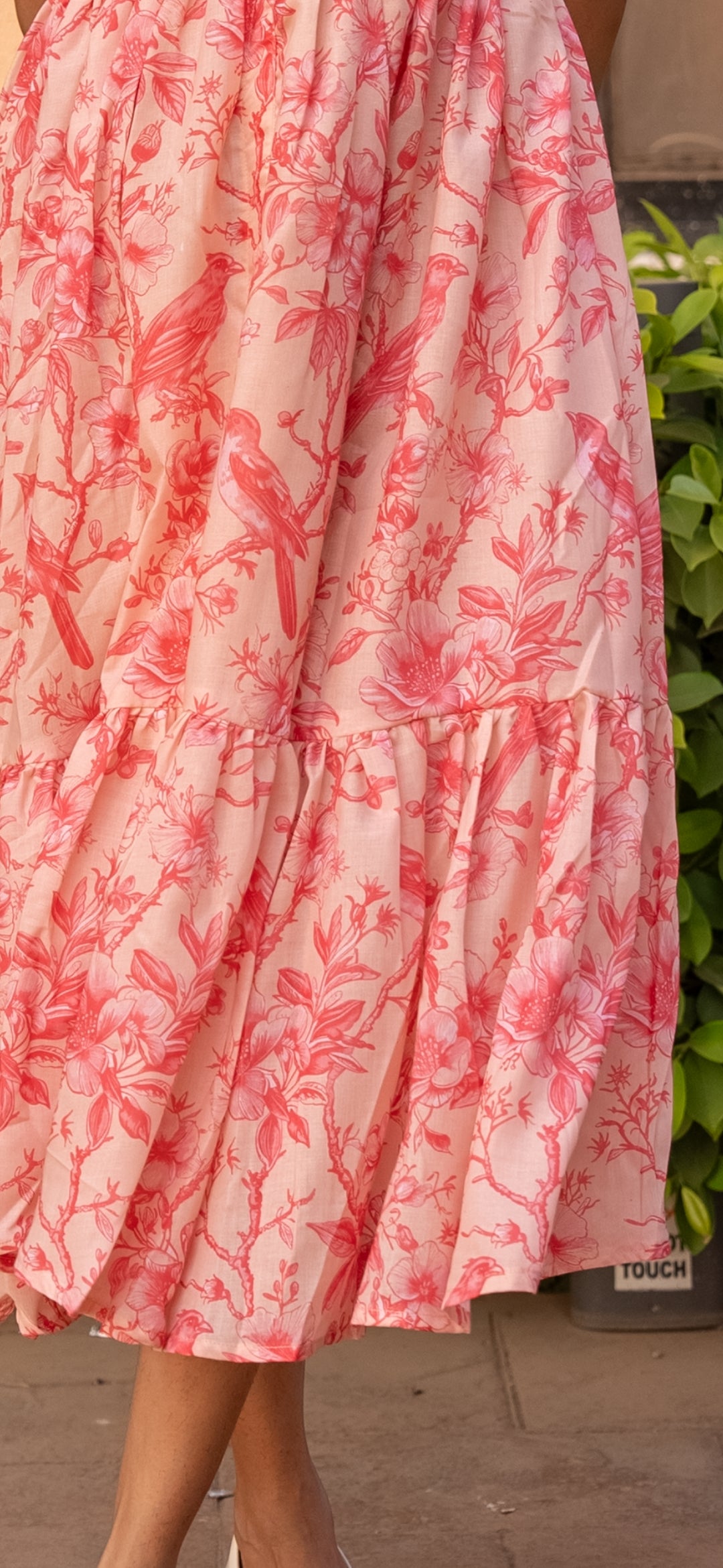 Petal Bloom tiered dress
