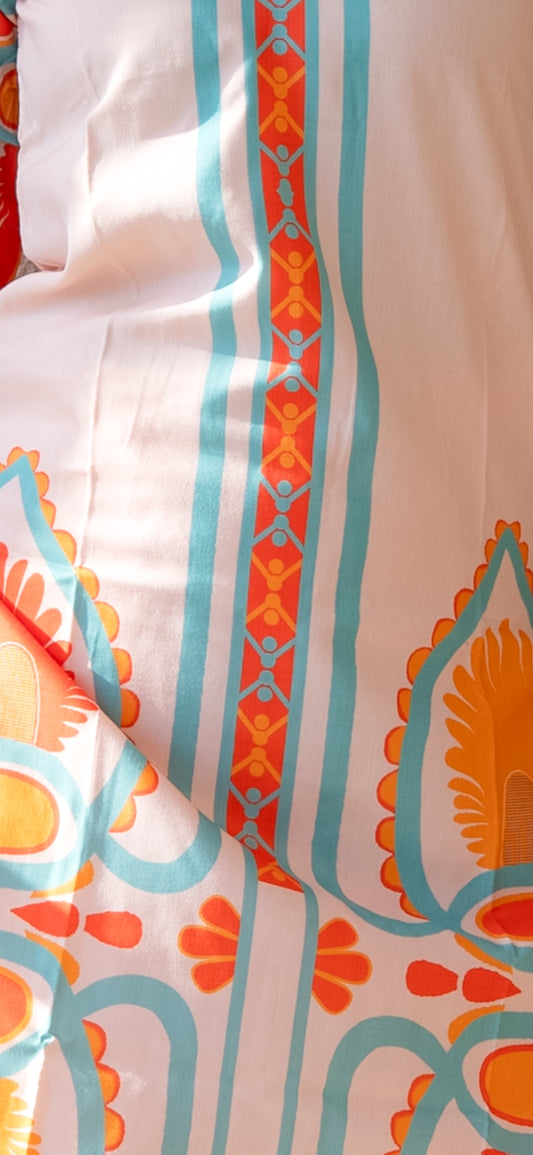 Sunset muse printed kurta set